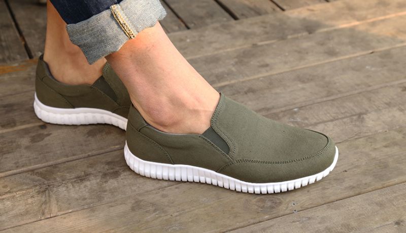 Dilmer Heren Slip-on Sneakers - Groen