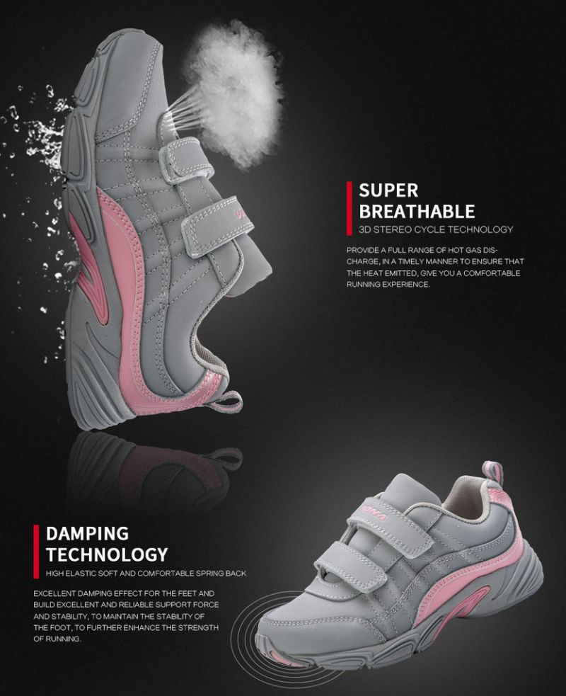 Dimax Unisex Fashion Sneaker Voor Kinderen - Grijs