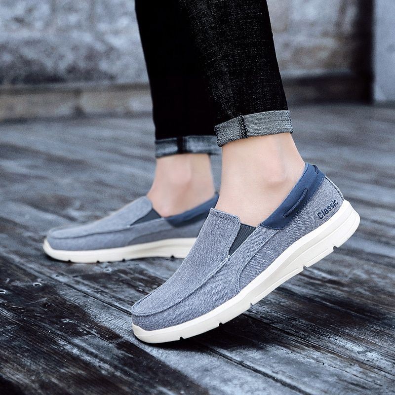 Dimitri Heren Loafers Casual Schoenen - Grijs