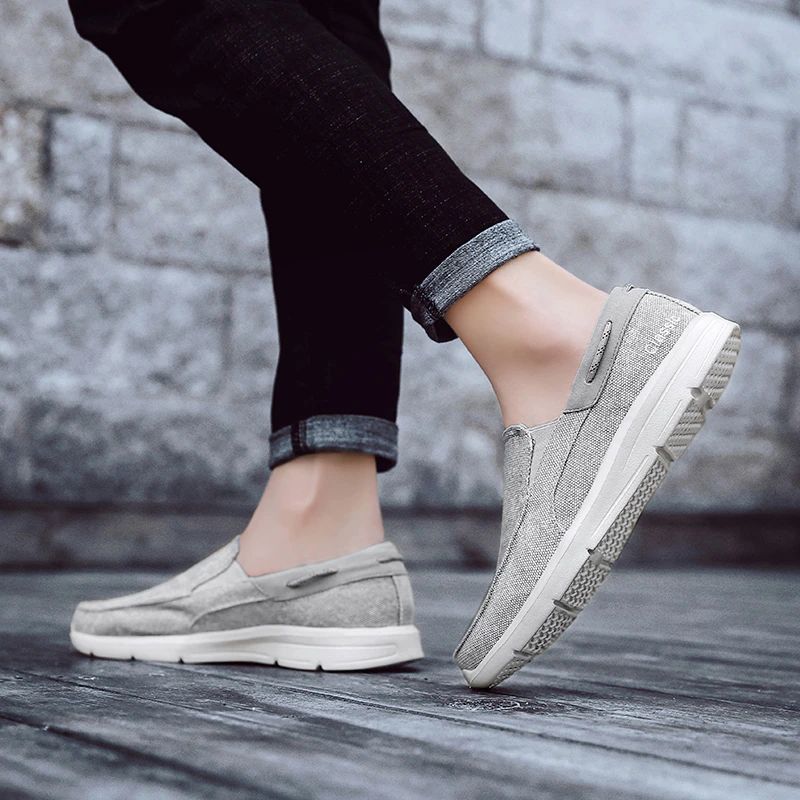 Dimitri Heren Loafers Casual Schoenen - Grijs