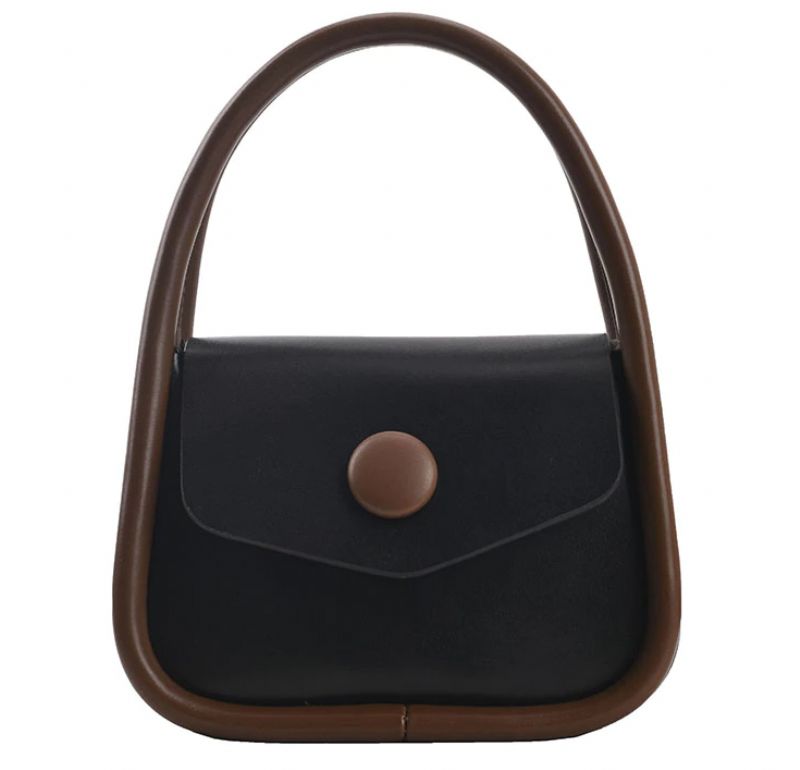 Dimon Dames Mini Leren Handtas - Zwart