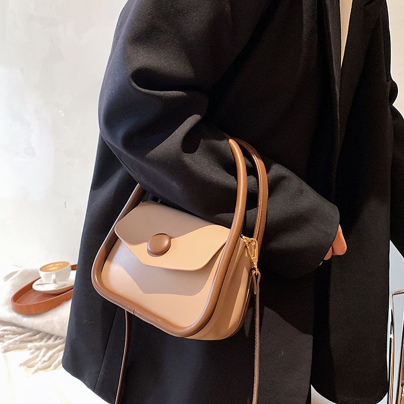 Dimon Dames Mini Leren Handtas - Zwart