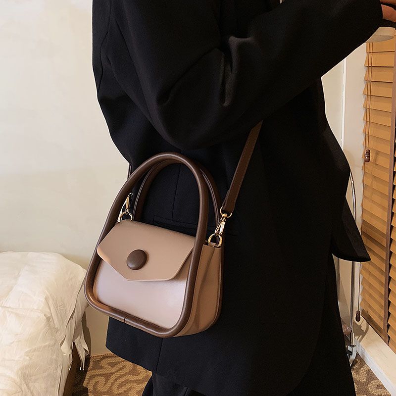 Dimon Dames Mini Leren Handtas - Zwart