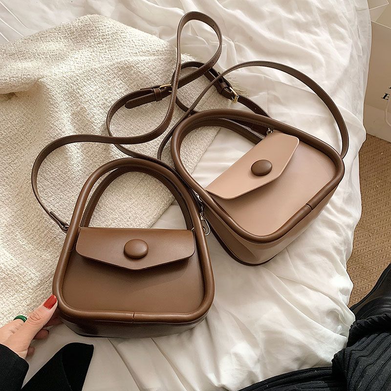 Dimon Dames Mini Leren Handtas - Zwart