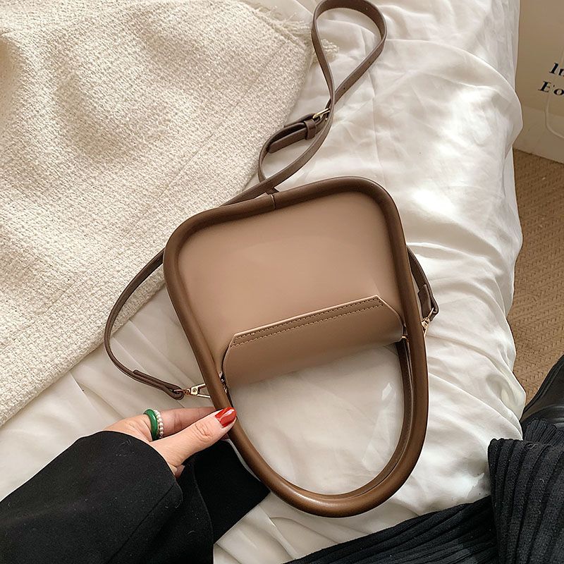 Dimon Dames Mini Leren Handtas - Zwart