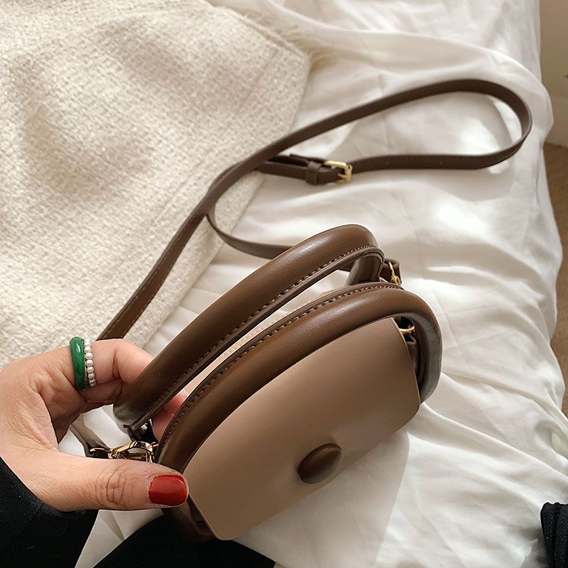 Dimon Dames Mini Leren Handtas - Zwart