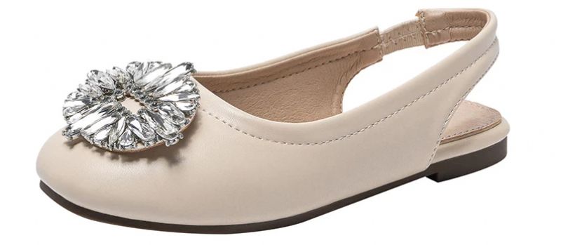 Dinah Meisjes Platte Schoenen - Beige