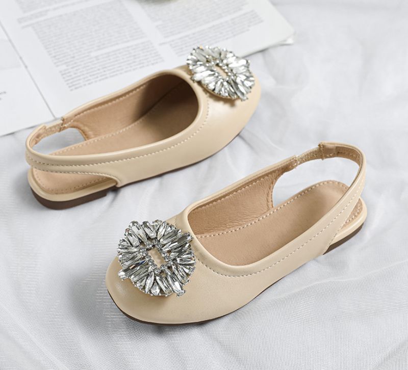 Dinah Meisjes Platte Schoenen - Beige