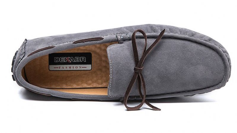 Dingo Heren Loafers Schoenen - Grijs