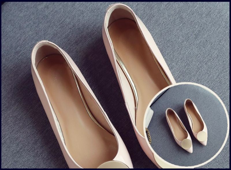 Dinora Dames Platte Schoenen - Lichtblauw