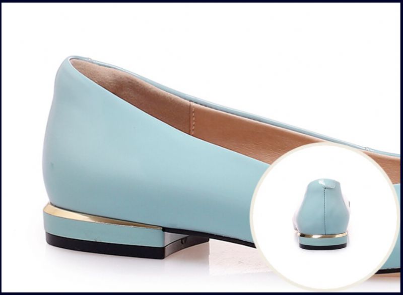 Dinora Dames Platte Schoenen - Lichtblauw