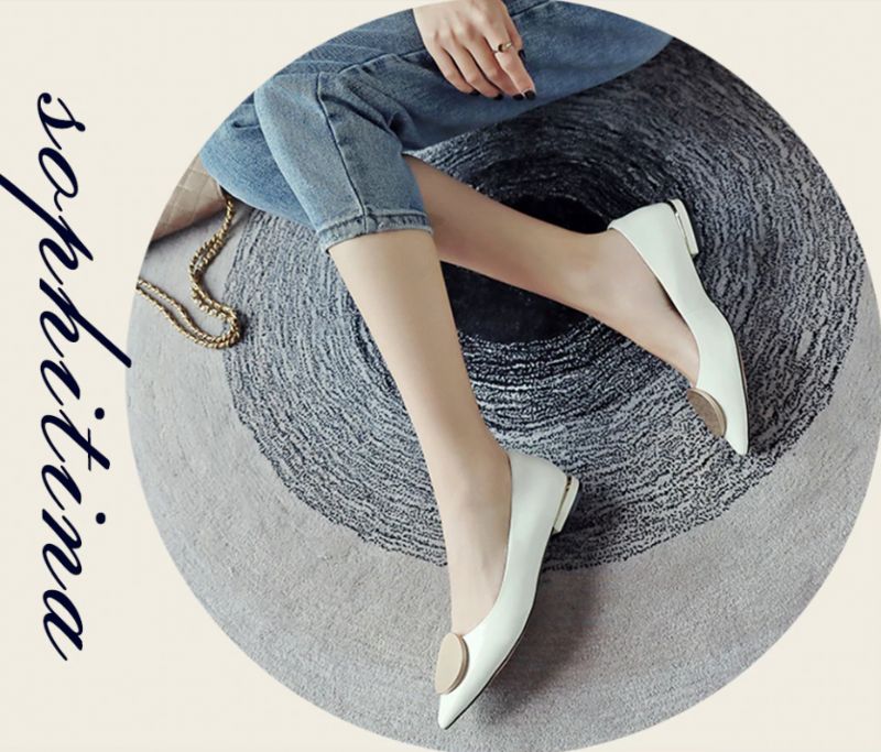 Dinora Dames Platte Schoenen - Lichtblauw