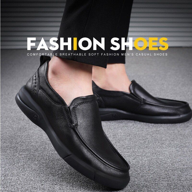 Dipper Heren Loafers Vrijetijdsschoenen - Zwart