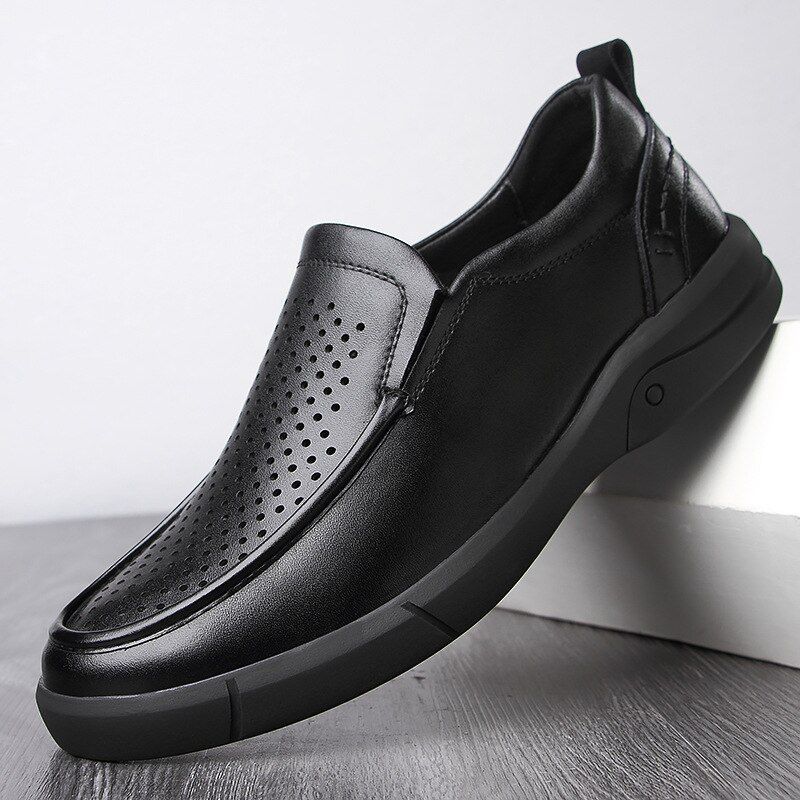 Dipper Heren Loafers Vrijetijdsschoenen - Zwart