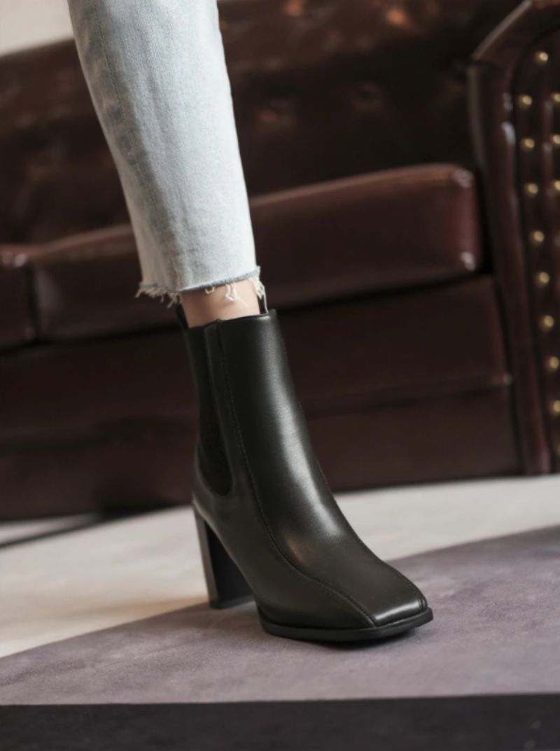 Dixie Laarzen Enkelhoogte - Beige