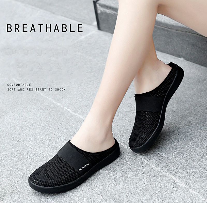 Dolphin Pantoffel Dames Schoenen - Zwart