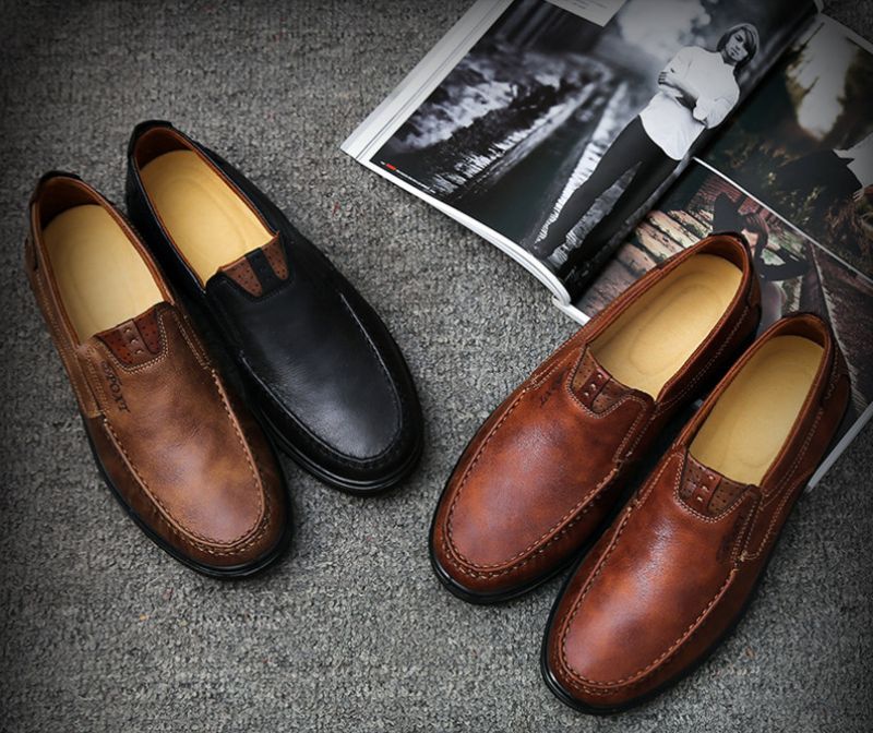 Domingo Heren Loafer Schoenen - Khaki