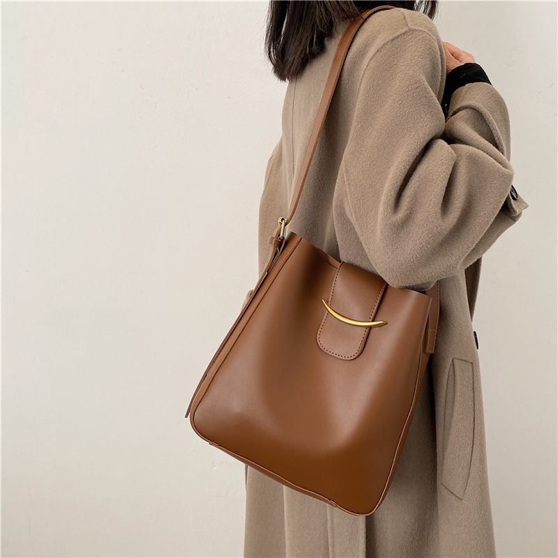 Dominic Dames Luxe Leren Handtas - Zwart
