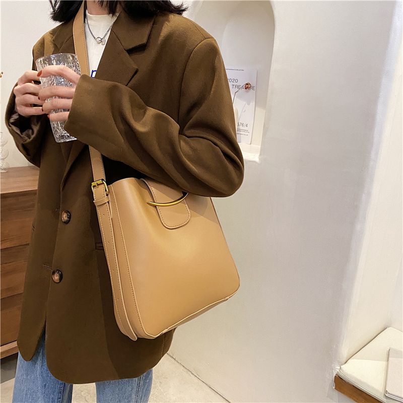Dominic Dames Luxe Leren Handtas - Zwart