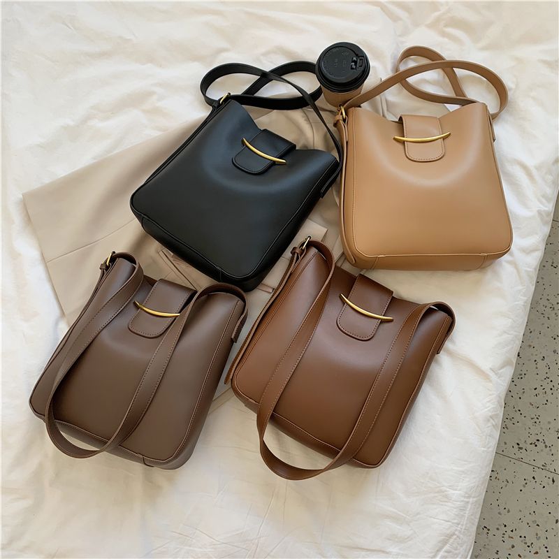Dominic Dames Luxe Leren Handtas - Zwart