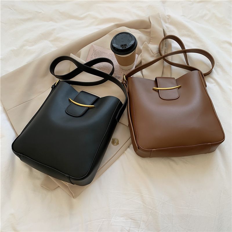 Dominic Dames Luxe Leren Handtas - Zwart