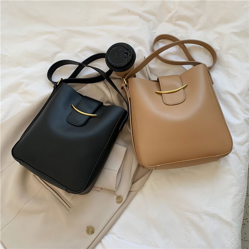 Dominic Dames Luxe Leren Handtas - Zwart