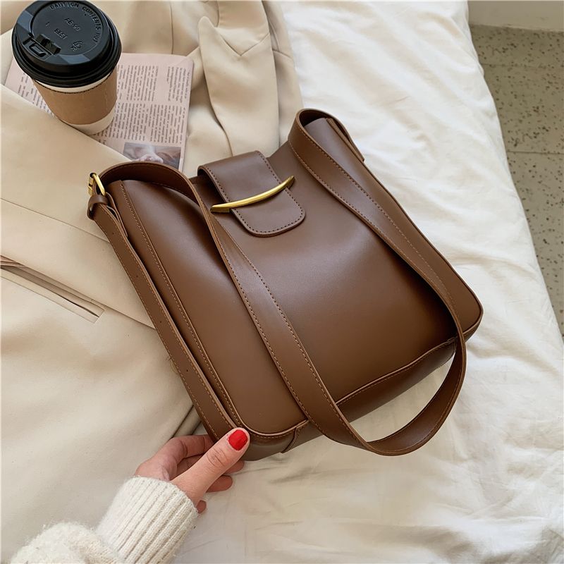 Dominic Dames Luxe Leren Handtas - Zwart