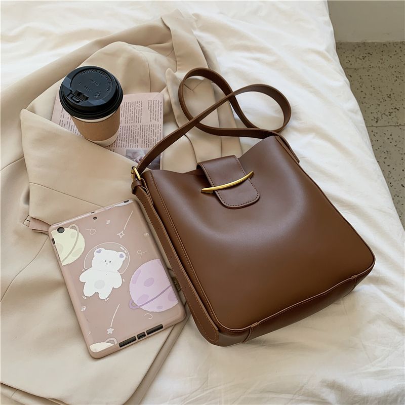 Dominic Dames Luxe Leren Handtas - Zwart