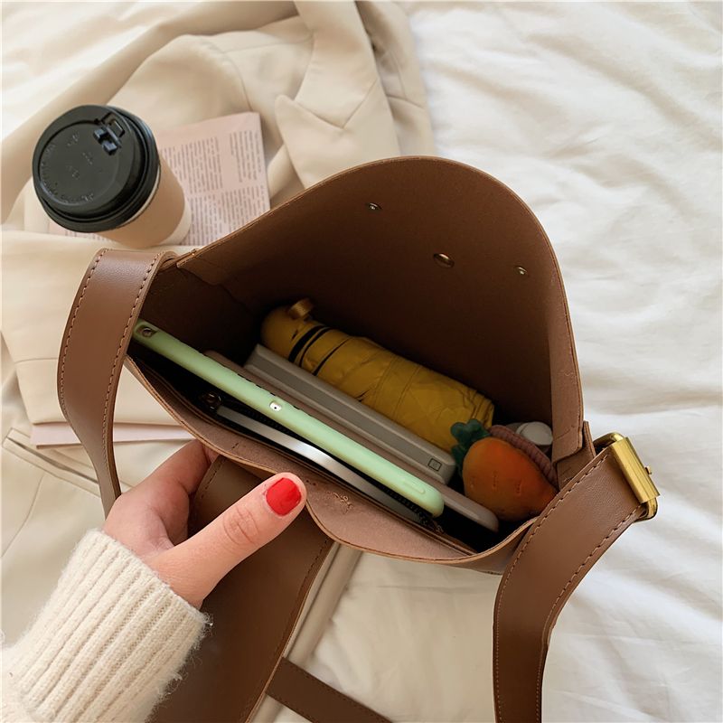 Dominic Dames Luxe Leren Handtas - Zwart