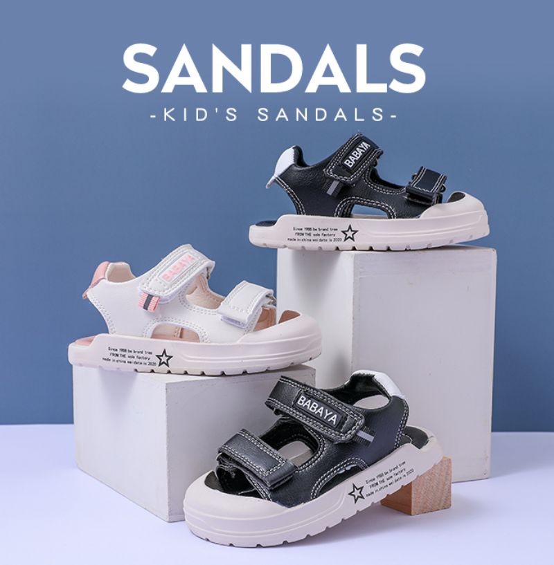 Doncik Unisex Casual Sandaal Voor Kinderen - Zwart