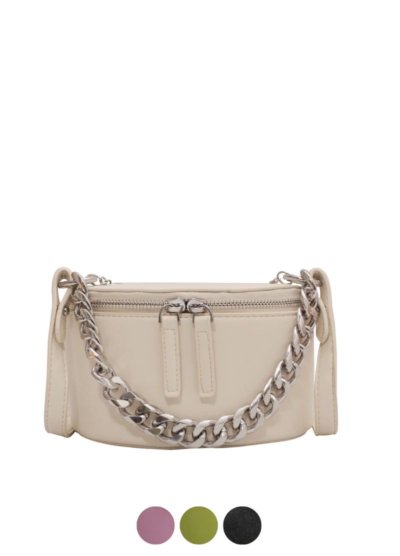 Donna Dames Mini Leren Ketting Handtas