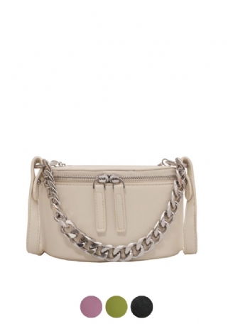 Donna Dames Mini Leren Ketting Handtas