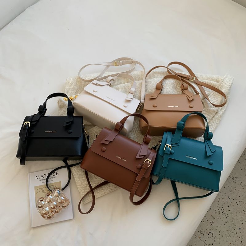 Donoso Dames Luxe Leren Handtas - Blauw