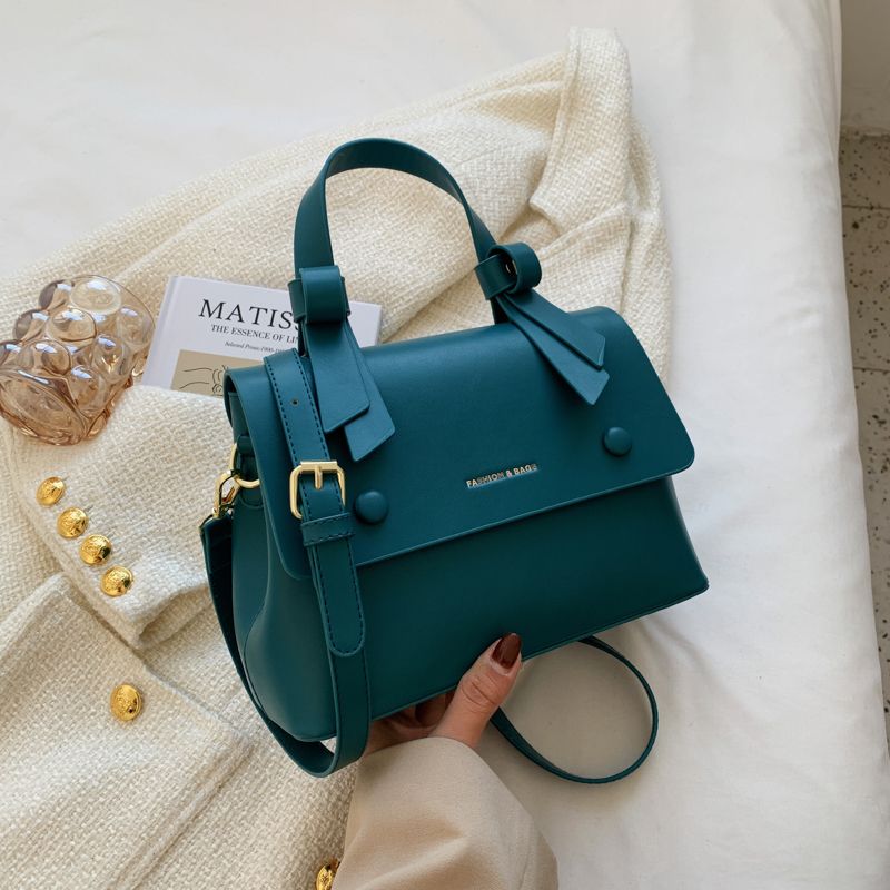 Donoso Dames Luxe Leren Handtas - Blauw