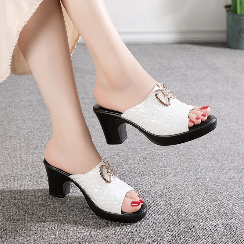 Doray Dames Zomer Open Toe Sandalen - Zwart