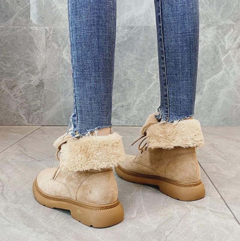 Dorsale Dames Laarzen Mid-calf Schoenen - Zwart