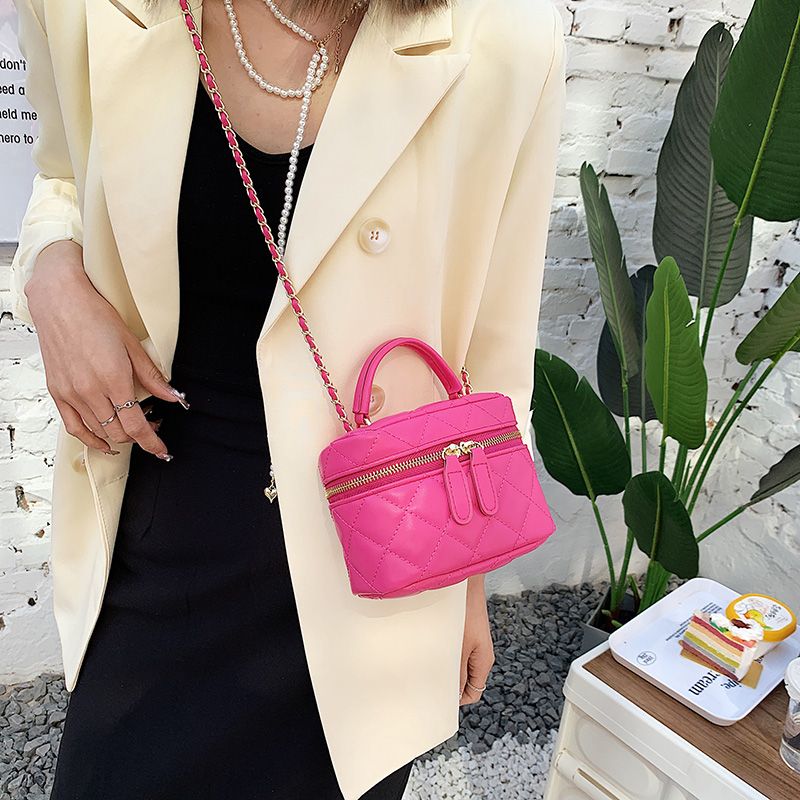 Dory Dames Mini Leren Crossbody Handtas - Groen