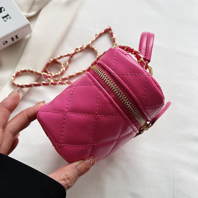 Dory Dames Mini Leren Crossbody Handtas - Groen