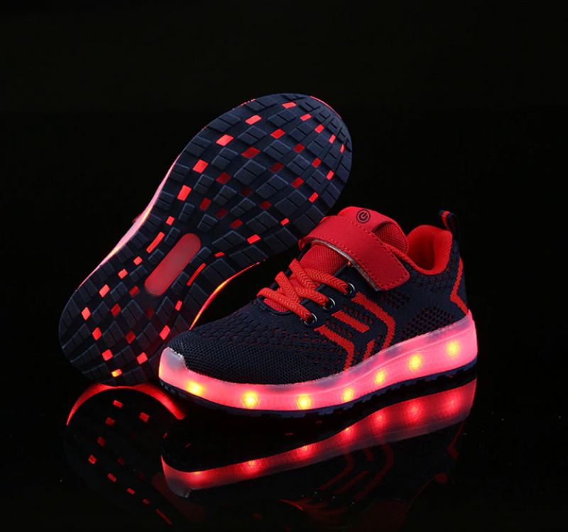 Downey Jongens Verlichte Sneaker - Blauw