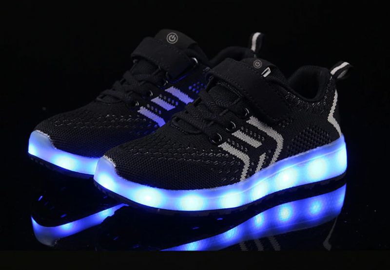 Downey Jongens Verlichte Sneaker - Blauw