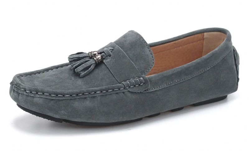 Draco Heren Loafers Schoenen - Grijs