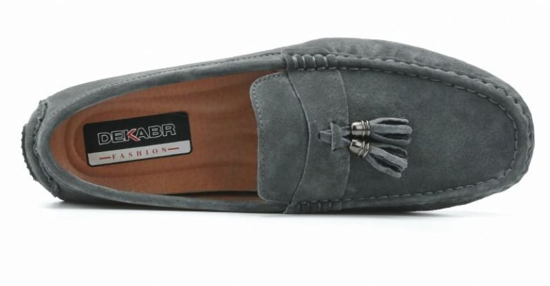 Draco Heren Loafers Schoenen - Grijs