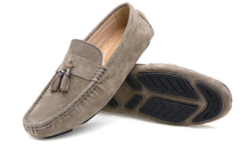 Draco Heren Loafers Schoenen - Grijs