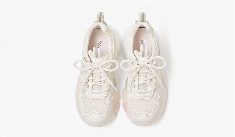 Dreamy Dames Multicolor Sneakers - Beige