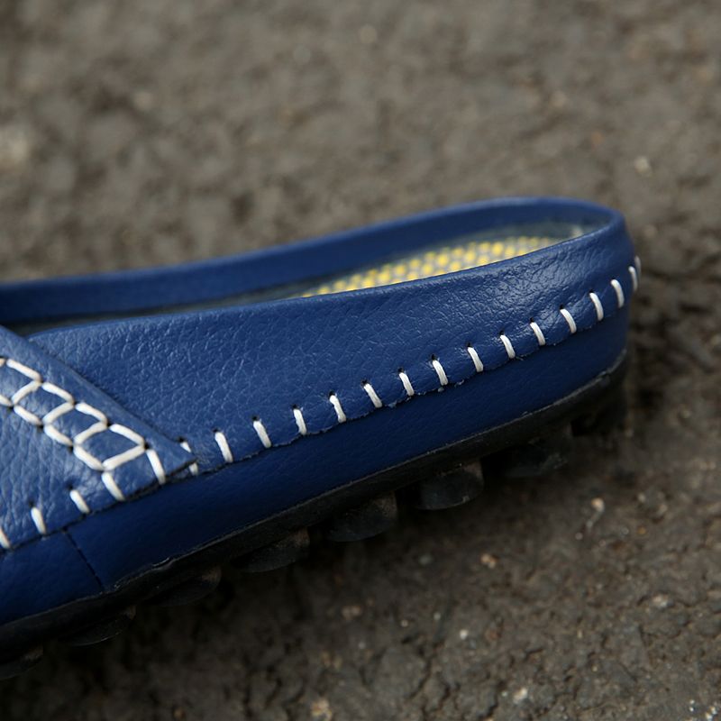 Driss Heren Casual Pantoffels - Wit