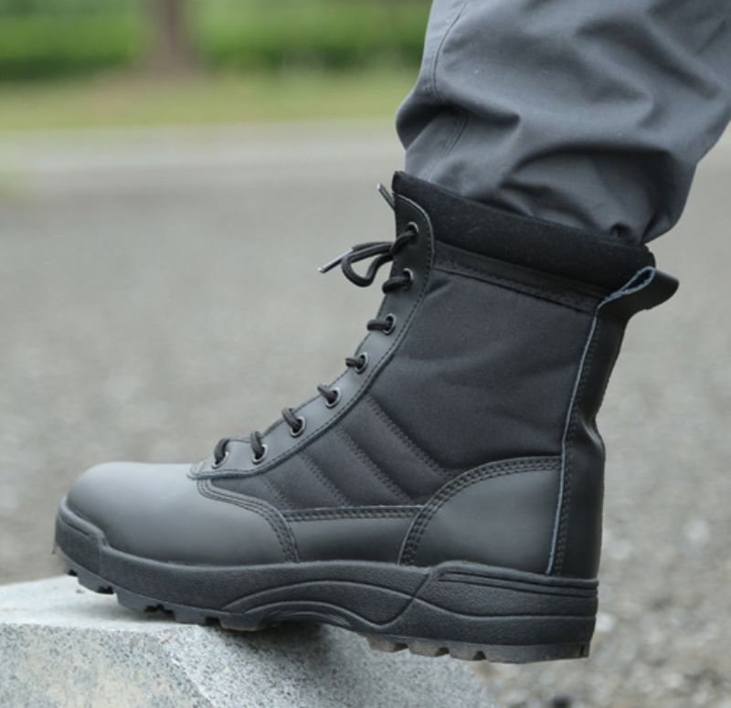 Dru Heren Combat Laarzen - Zwart