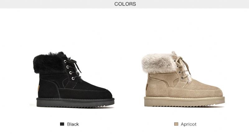 Duena Snow Boots Voor Dames - Abrikoos