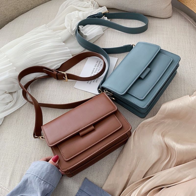 Duflet Dames Luxe Handtas - Blauw