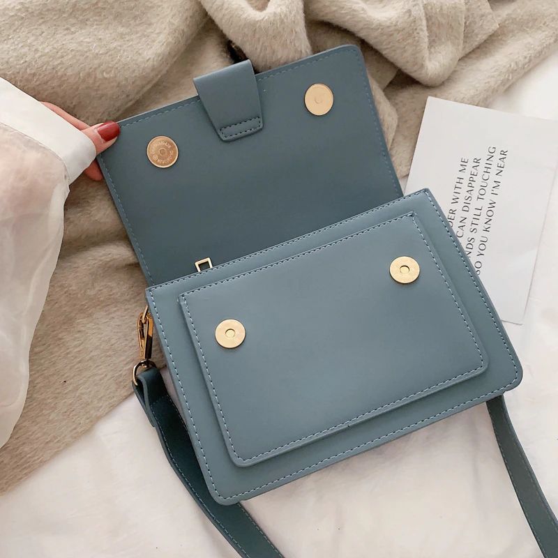 Duflet Dames Luxe Handtas - Blauw