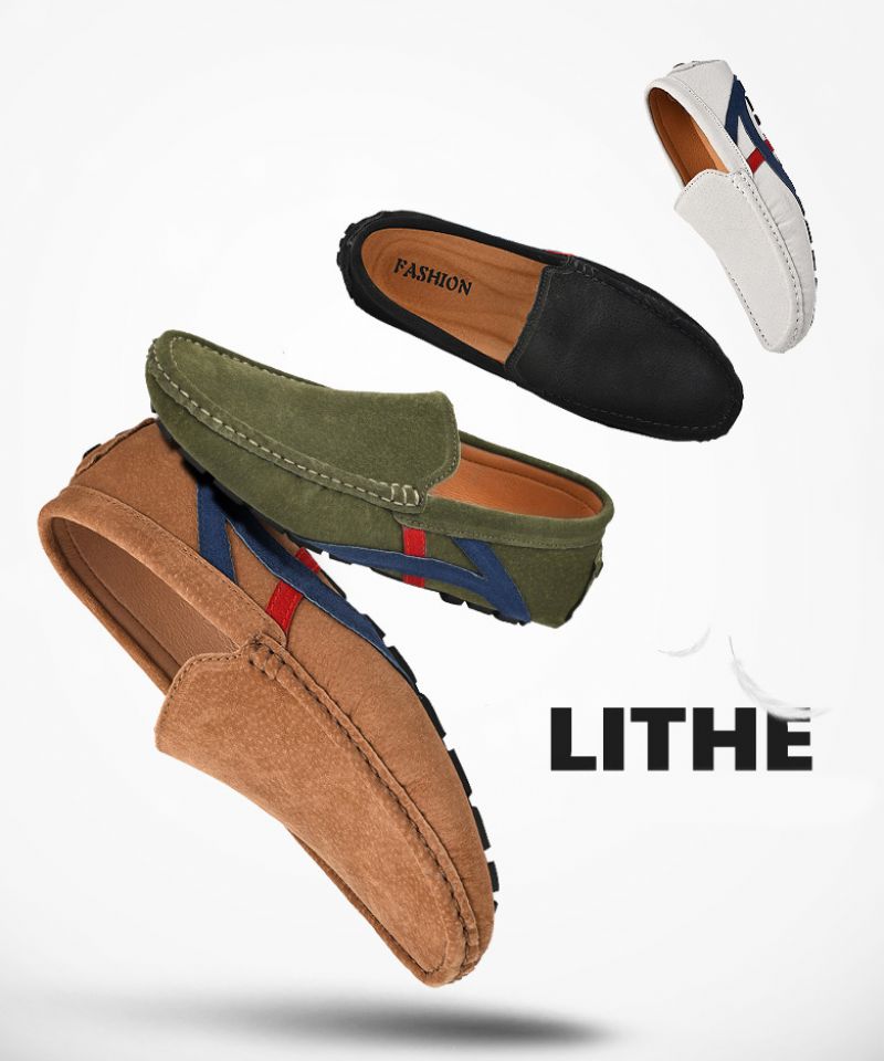 Dynamo Heren Loafers Casual Schoenen - Bruin